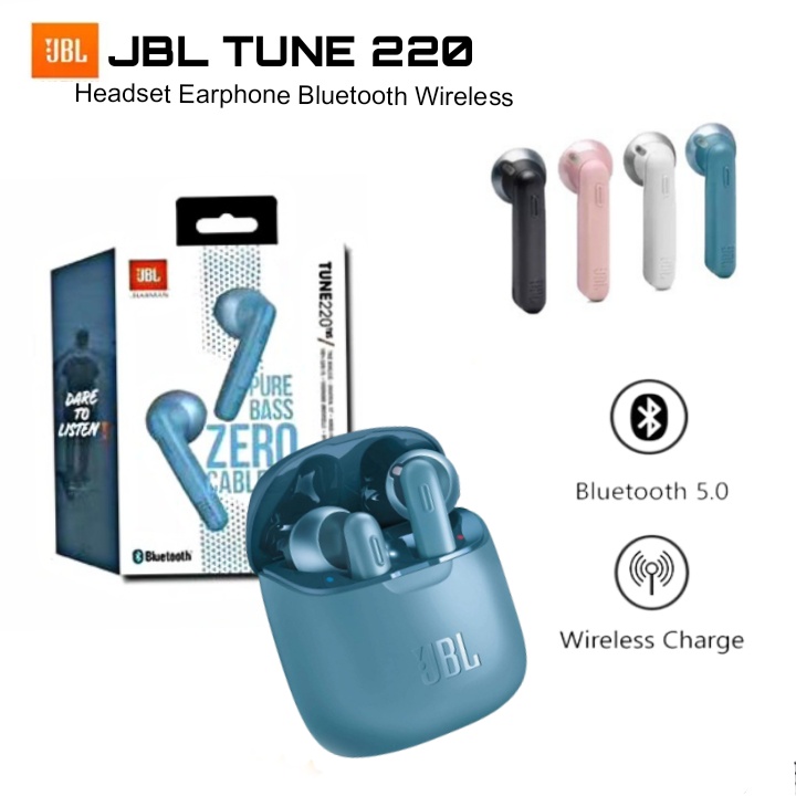 Headset Bluetooth Super Clone TWS TUNE 220 Wireless