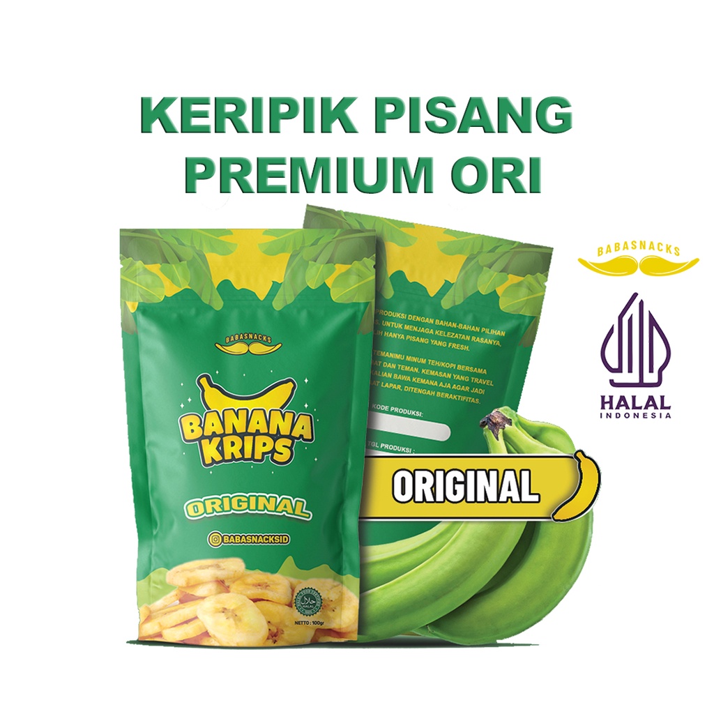 

Keripik Pisang Original Babasnacksid