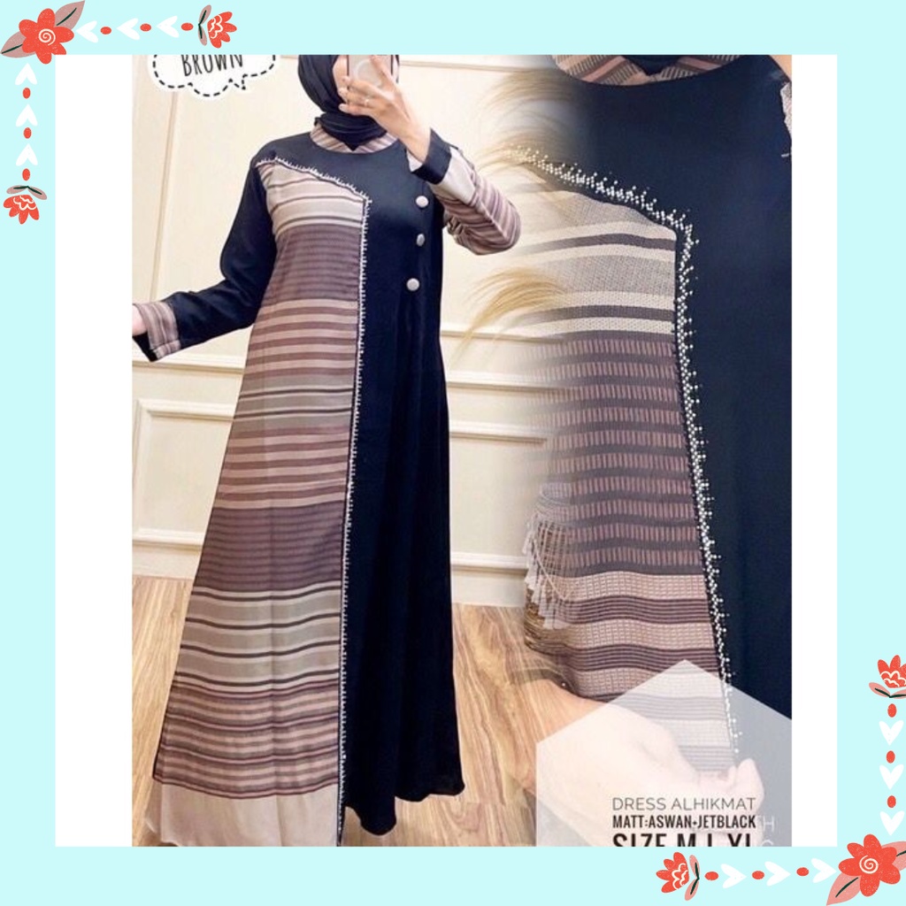 Gamis Wanita,Abaya Al Hikmat