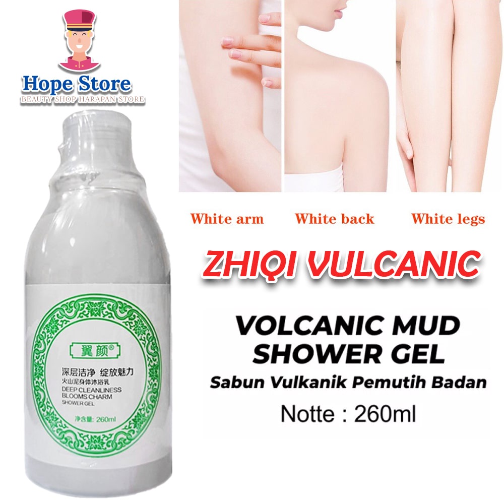 Hope Store  - Zhiqi Sabun Lumpur Vulkanik 260ML Pemutih Badan Dan Wajah Paling Ampuh !!!