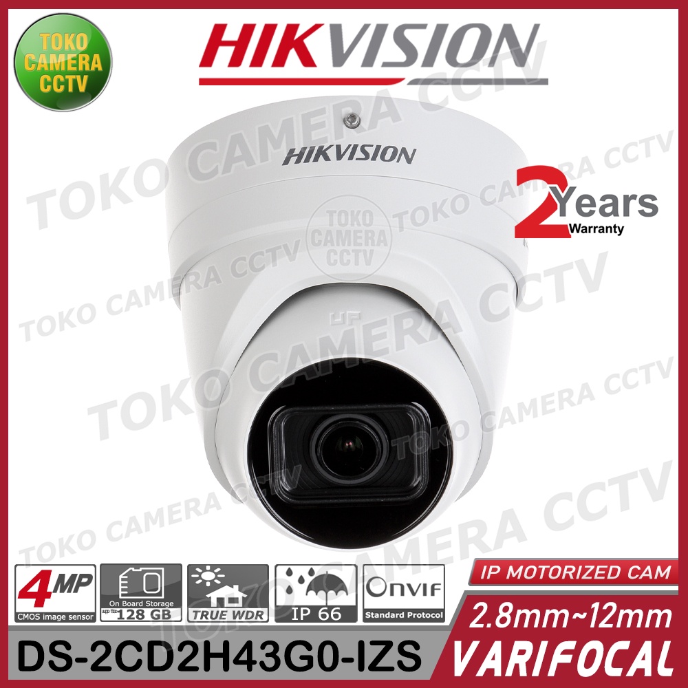 IP KAMERA CCTV VARIFOCAL HIKVISION DS-2CD2H43G0-IZS VARIVOCAL CAMERA