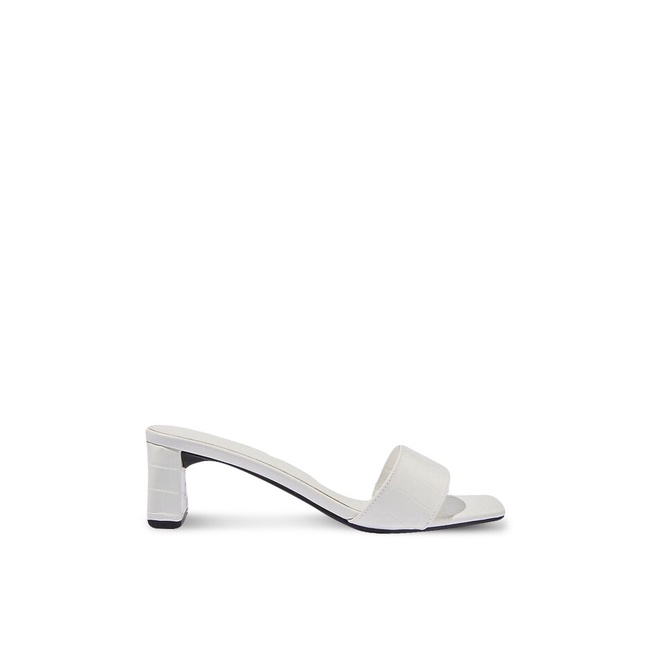 Sepatu Heels Rubi Original Monochrome faux leather mules Hels Outfit Simpel Branded Harley Single St