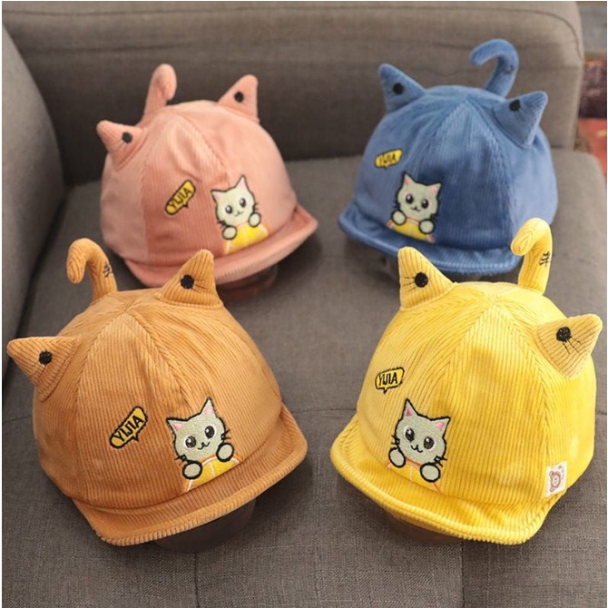 Topi Baseball YWIA Tiger Tail 1-4 Tahun Topi Baseball Anak 3D Fashion Kekinian / Topi Gosh CBKS VC