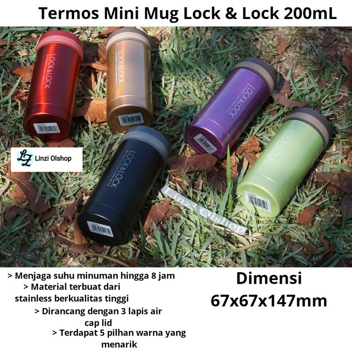 Terlaris Lock N Lock Tumbler Termos Hot Cool 200Ml