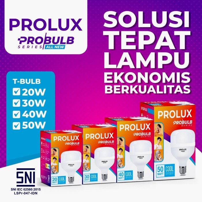 Lampu LED PROLUX CAPSUL Garansi 1 tahun Lampu LED PROLUX 40WATT 50WATT