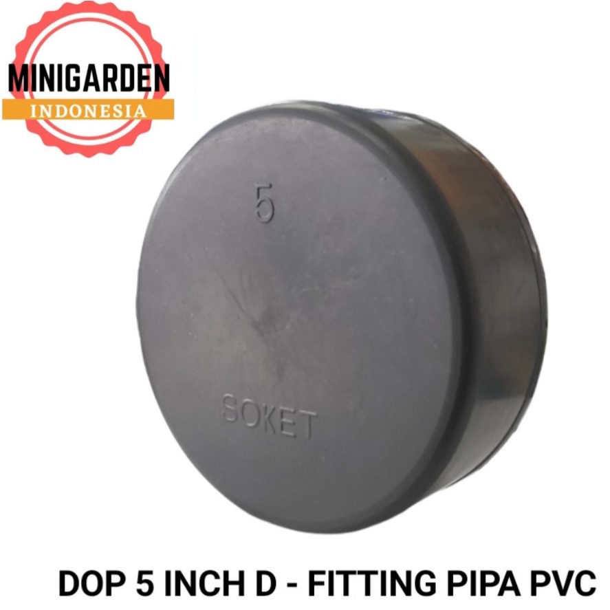 DOP PIPA PRALON 5 INCH tutup pipa 5'' sambungan fitting cap pipa 5inch