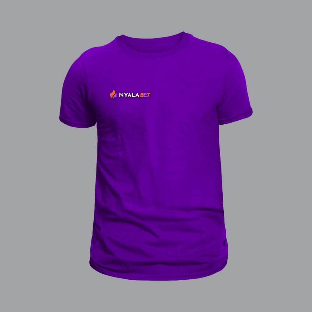kaos unggu terong dengan logo nyalabet