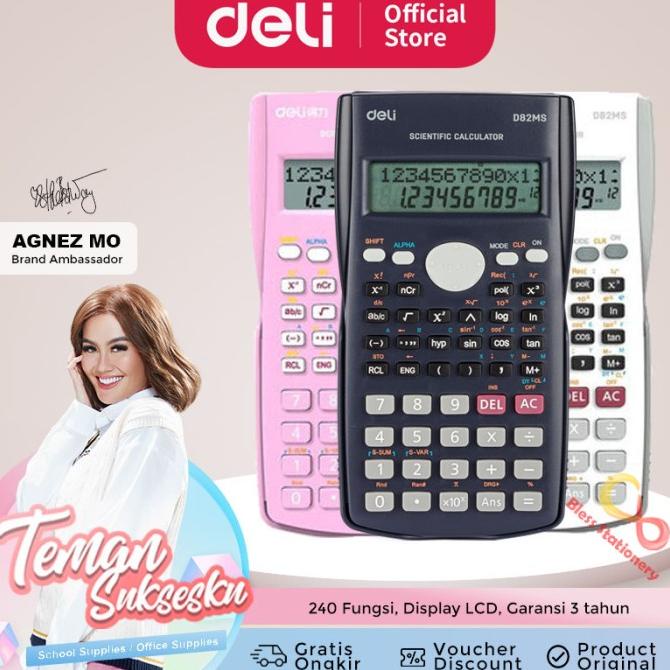 

Deli Scientific Calculator - Kalkulator ilmiah kuliah sekolah [ED82MS]