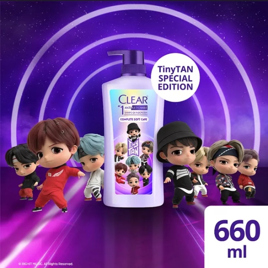 CLEAR Shampoo Complete Soft Care Tiny Tan BTS 660ml