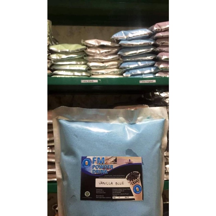 

Bubuk Minuman Vanilla Blue FM POWDER