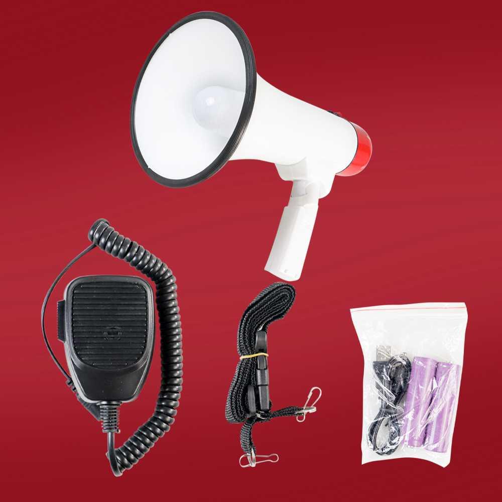 Toa Megaphone Bluetooth Multifunctional Shouter 50 W - 909 - White