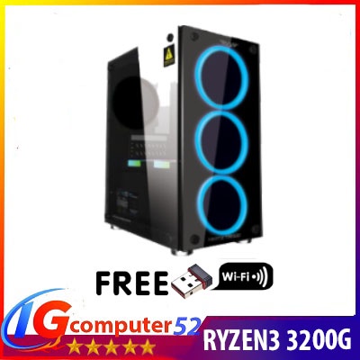 PC AMD GAMING RYZEN 3 3200G SSD 120GB HDD 500GB