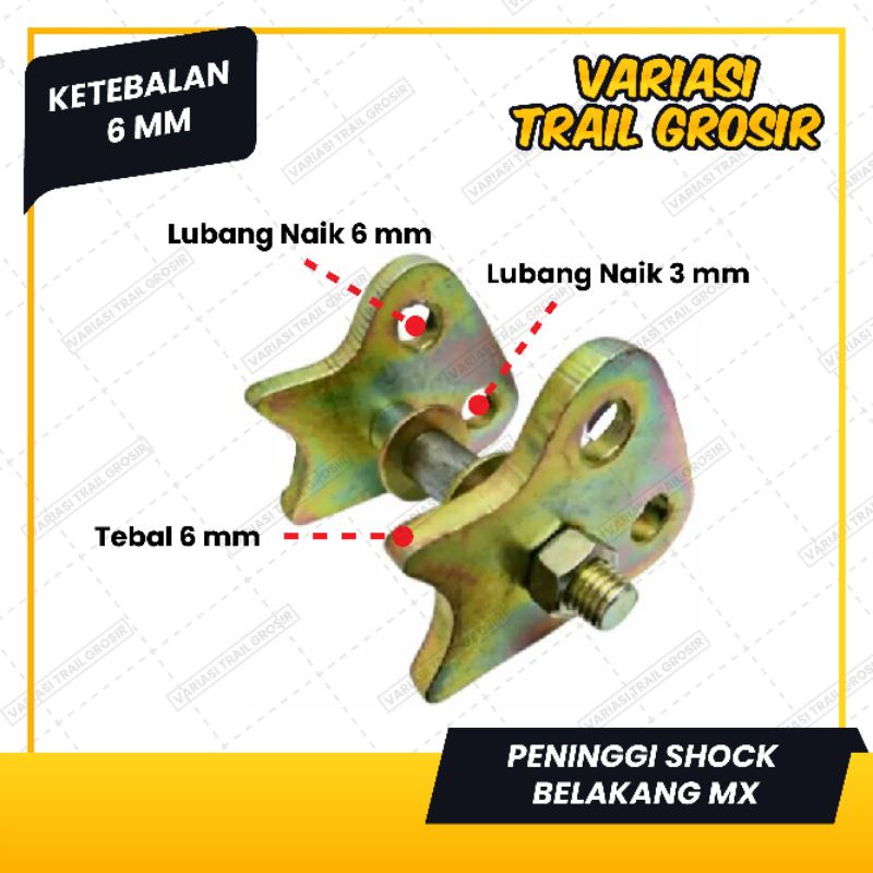 Peninggi Belakang MonoShock Jupiter Mx New Old King