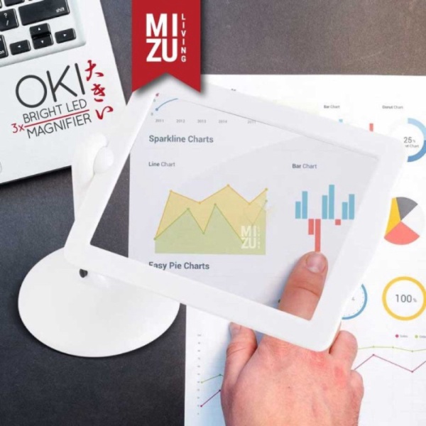 

Promo MIZU OKI Bright LED Magnifier 3x Bright Viewer Layar Pembesar Huruf Limited