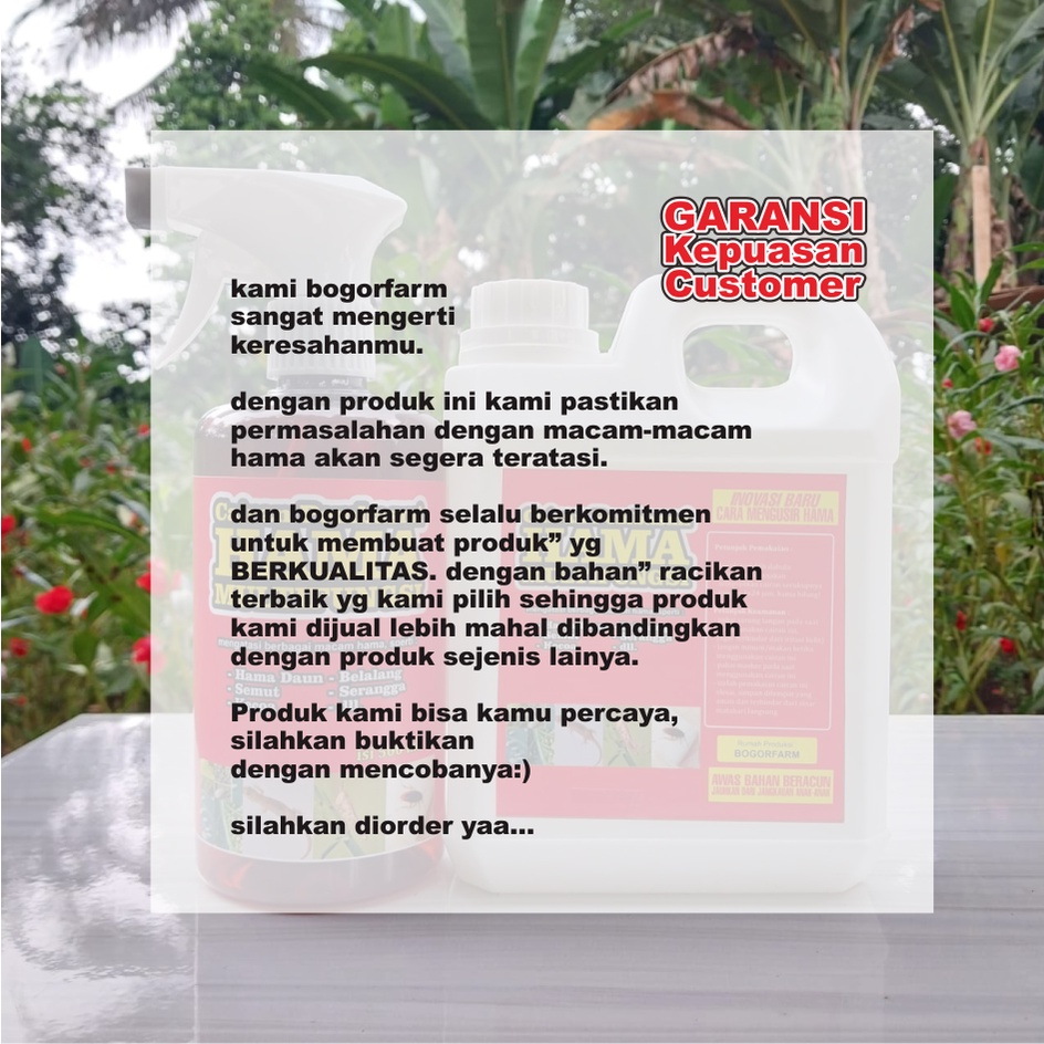 [bogorfarm] PEMBASMI &amp; PENGUSIR MULTIFUNGSI | Serangga | Kecoa | PEMBASMI 1LITER GRATIS 250ML