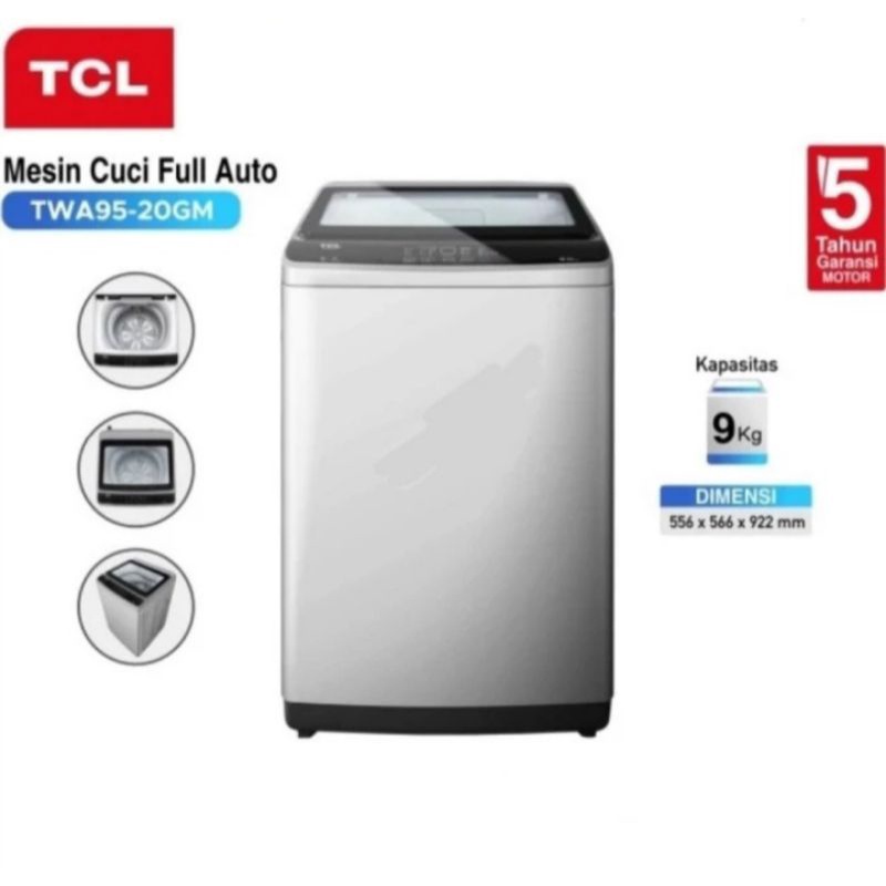 TCL TWA95-20GM Mesin Cuci