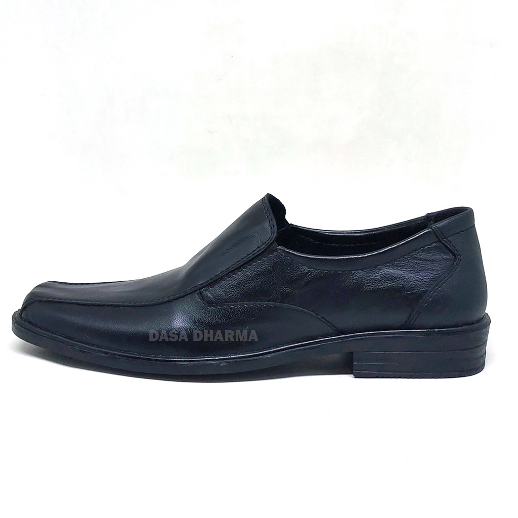 Sepatu Pantofel Pria Kerja Formal Casual Kondangan Kulit Asli Slip On