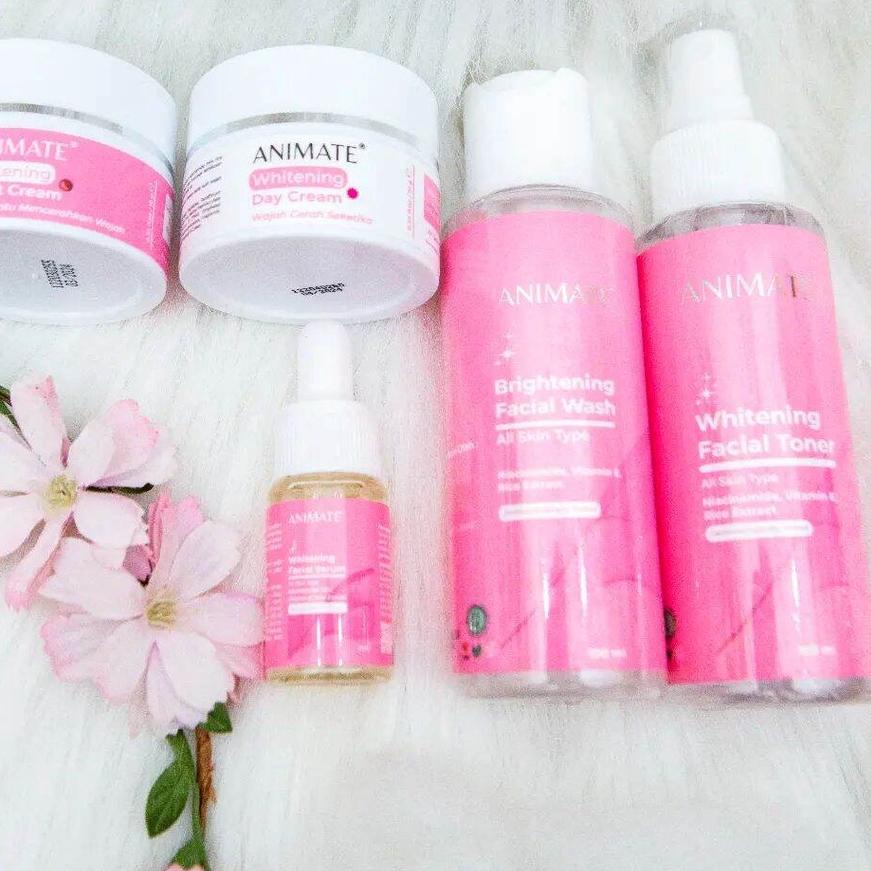 Stok terbaru ❤ CS ❤ ANIMATE Instant Whitening Series 5in1 | Cream Pemutih Wajah | Skincare Wajah bur