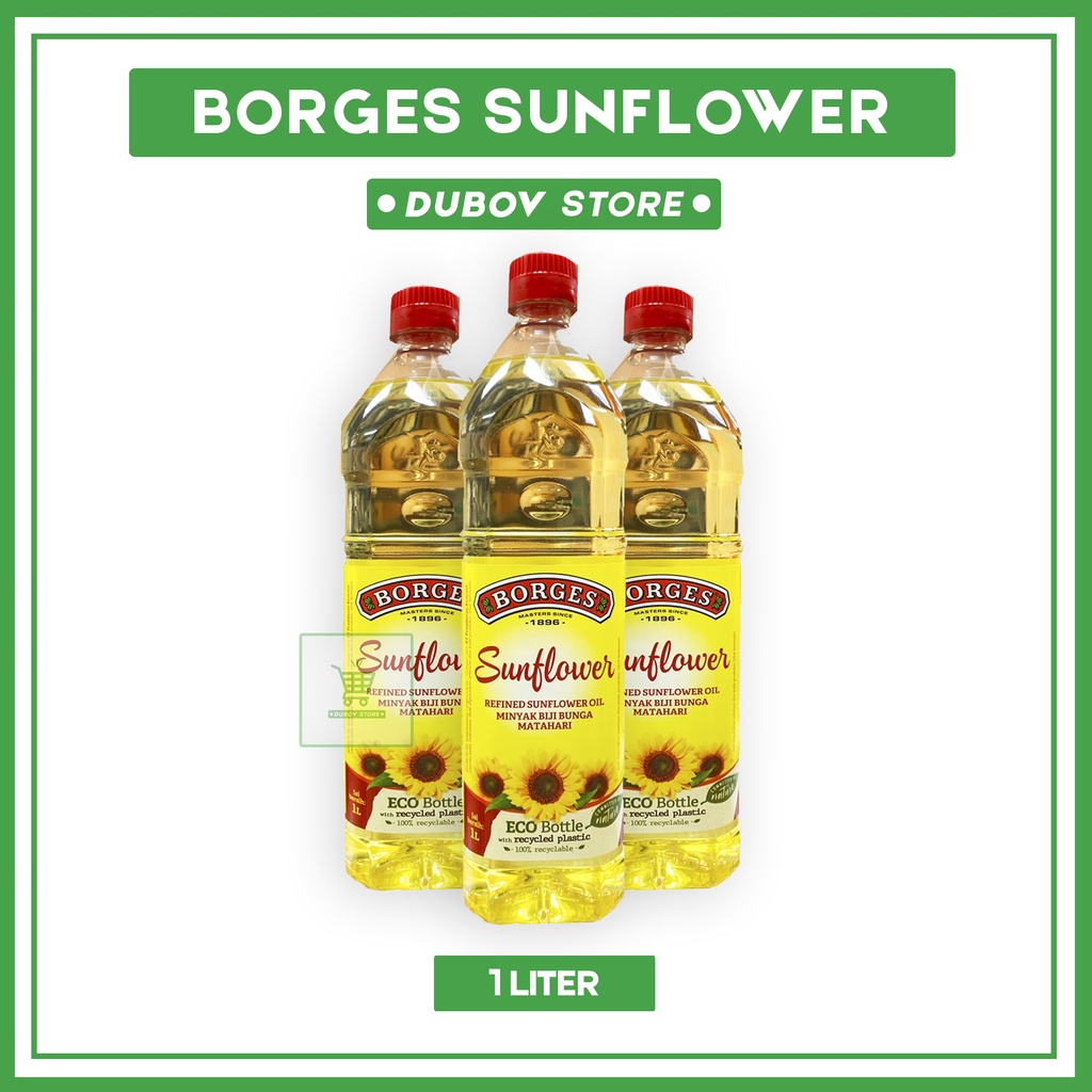 

Borges Sunflower OIl 1 L Minyak Bunga Matahari