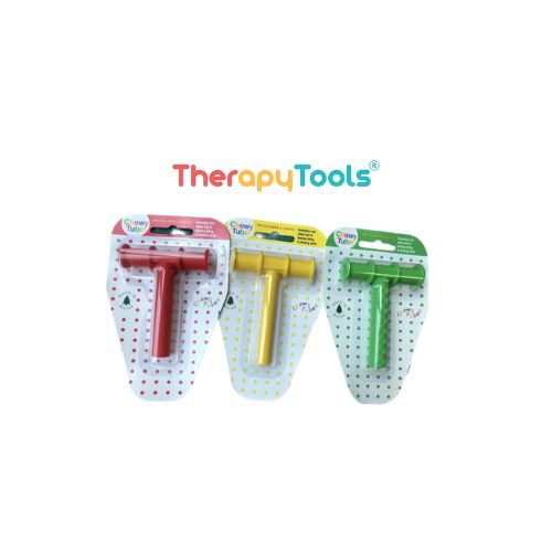 Chewy Tube, Alat Gigit/Kunyah Anak (Teether) untuk latihan wicara dan stimulasi oral - Therapy Tools