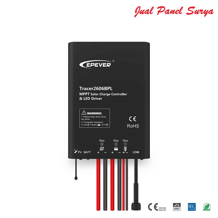 Terlaris Scc Solar Charge Controller Mppt 10A Epever Tracer 2606Bpl Tracer2606Bpl