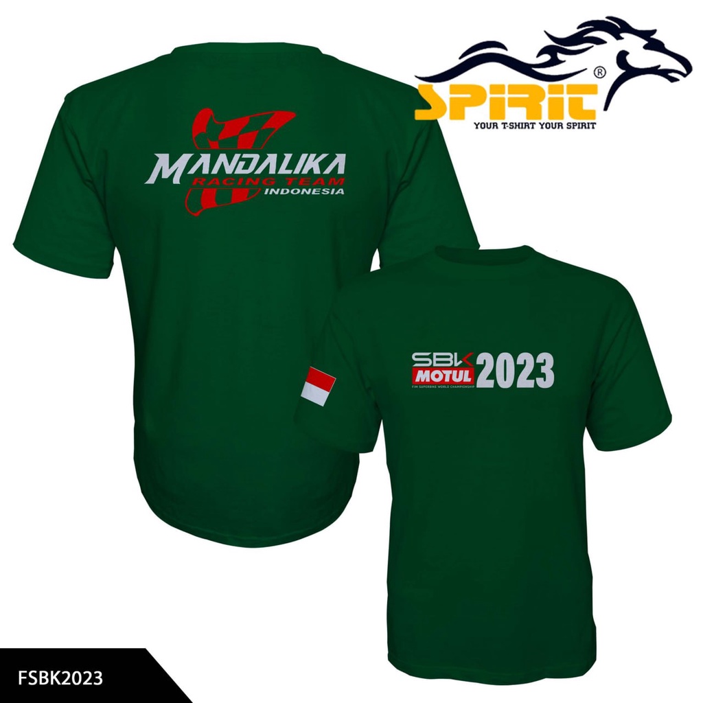 WSBK mandalika 2023 baju kaos sirkuit mandalika pertamina racing team original katun premium big siz