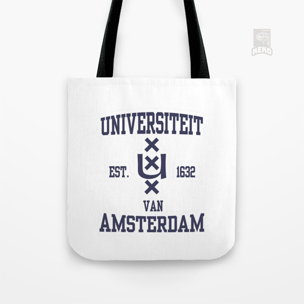 The University of Amsterdam Tote Bag Kanvas