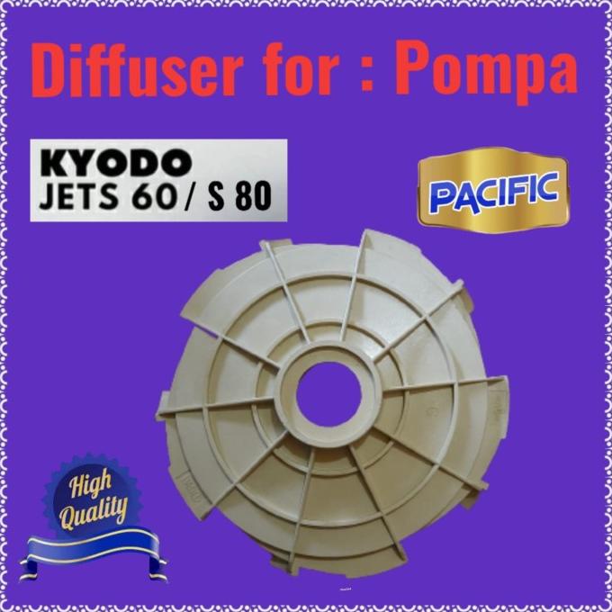 Diffuser pompa air centrifugal Kyodo jet S60 S80 pendorong s 80 60