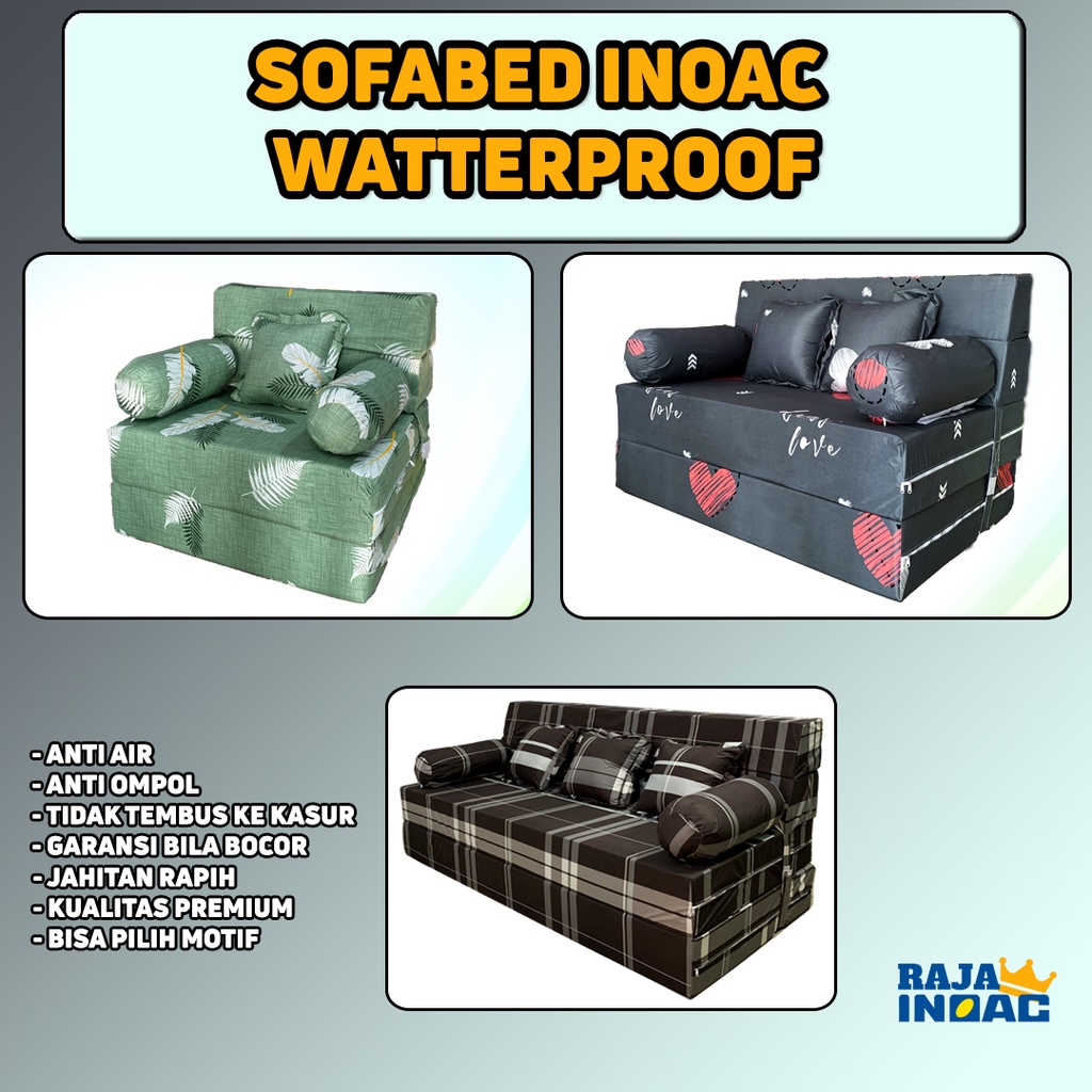 SOFA BED INOAC WATTERPROOF / ANTI AIR Garansi 10 Tahun Sofabed INOAC EON LG D23