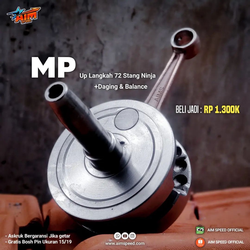 Khusus pembayaran online (MP Langkah 72 stang Ninja + 2 bearing Timing Series)
