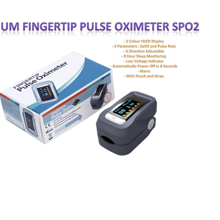 ♬ F2 Fingertip Pulse Oximeter Premium - Alat Ukur Kadar oxygen SpO2 ✲