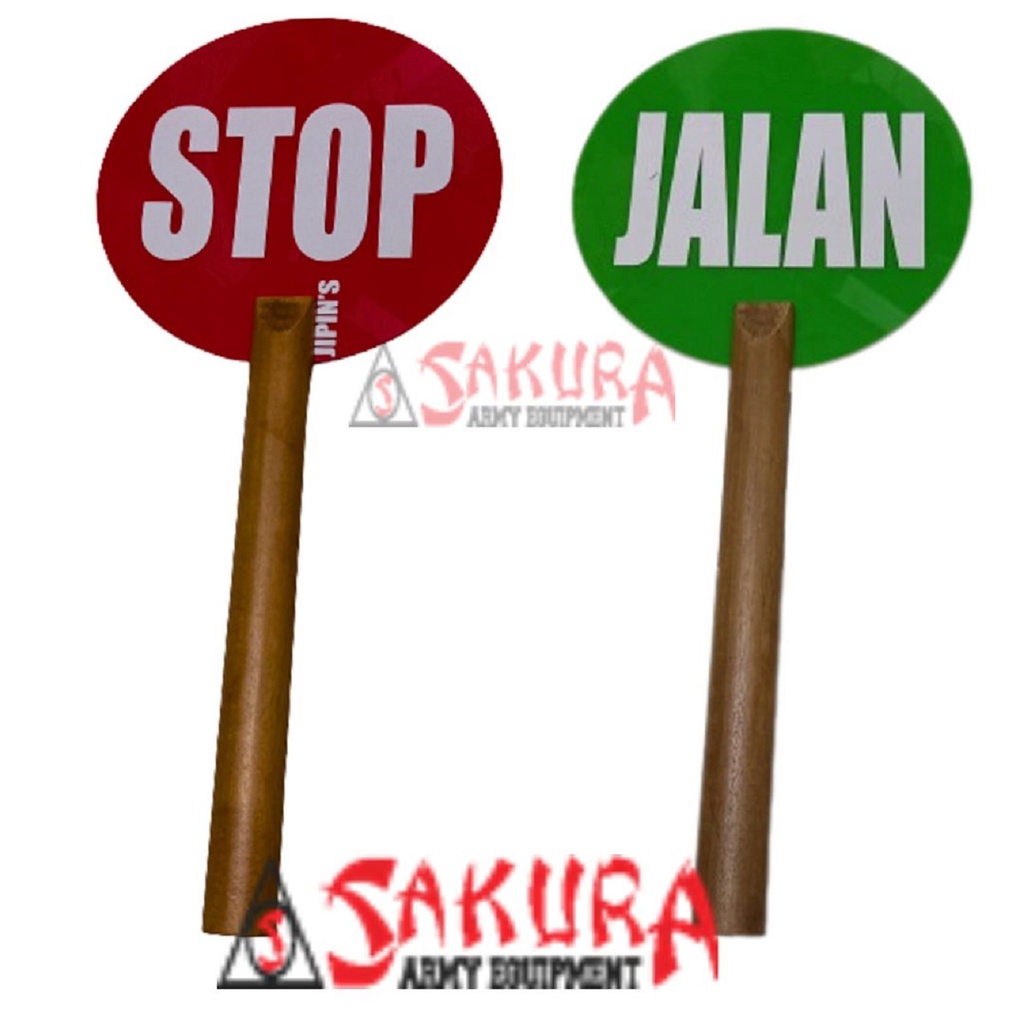 Rambu Stop Safety Tongkat Stop Lalu Lintas Papan Stop Jalan