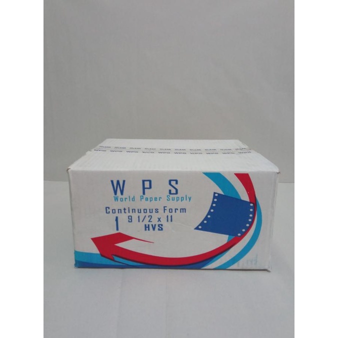

Wps Continous Form 91/2 X 11 ( 1Ply ) K1 Hvs