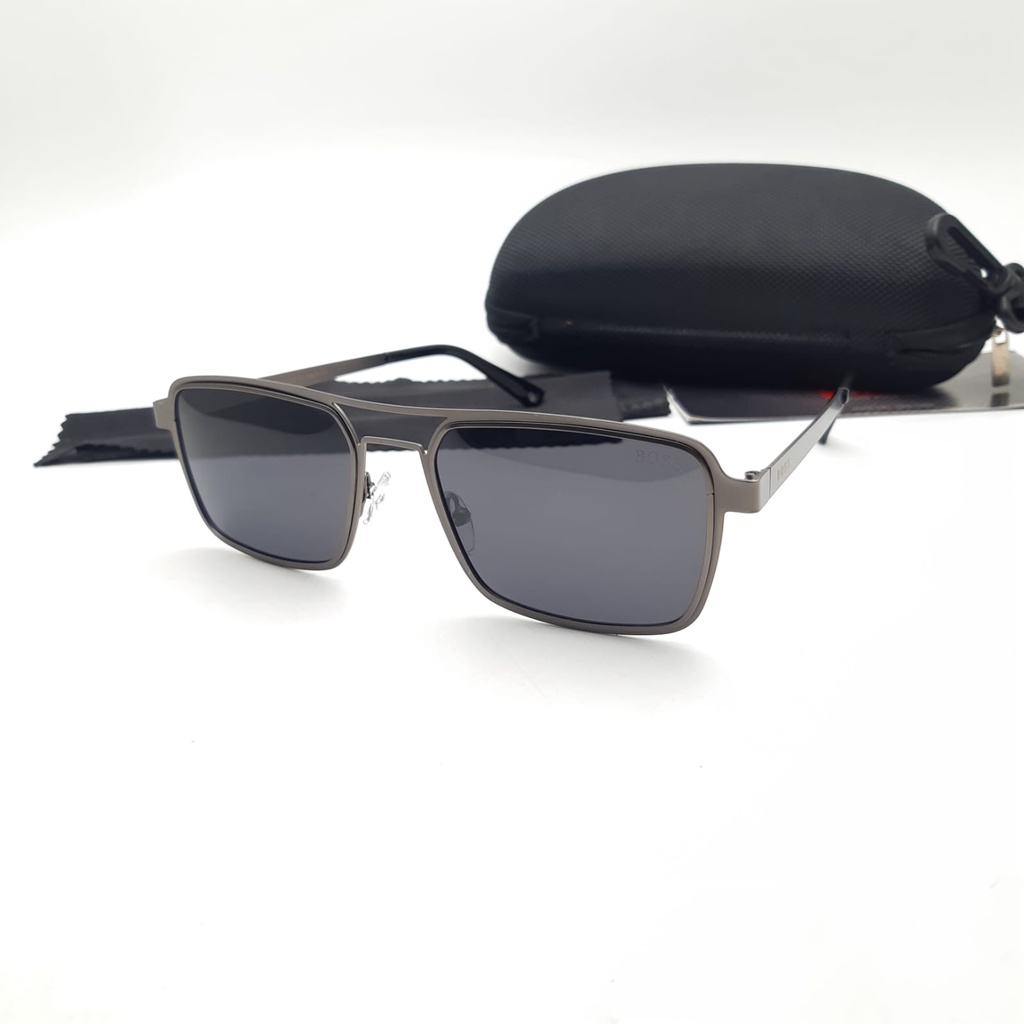 NEW KACAMATA SUNGLASSES PRIA RAYBAN 318 AUTHENTIC SERIES GUN SIZE 54-15-138