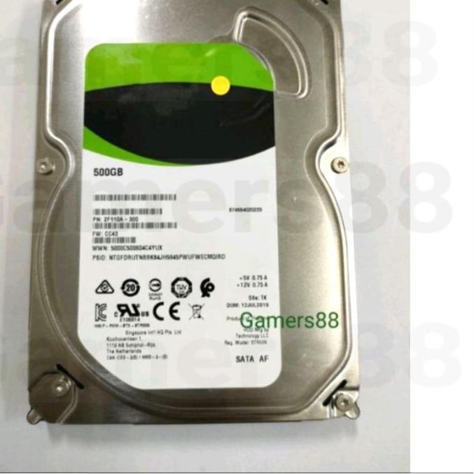 ❀ HDD 500GB HARDISK 500GB Hardisk PC 500GB Internal 7200RPM ♦