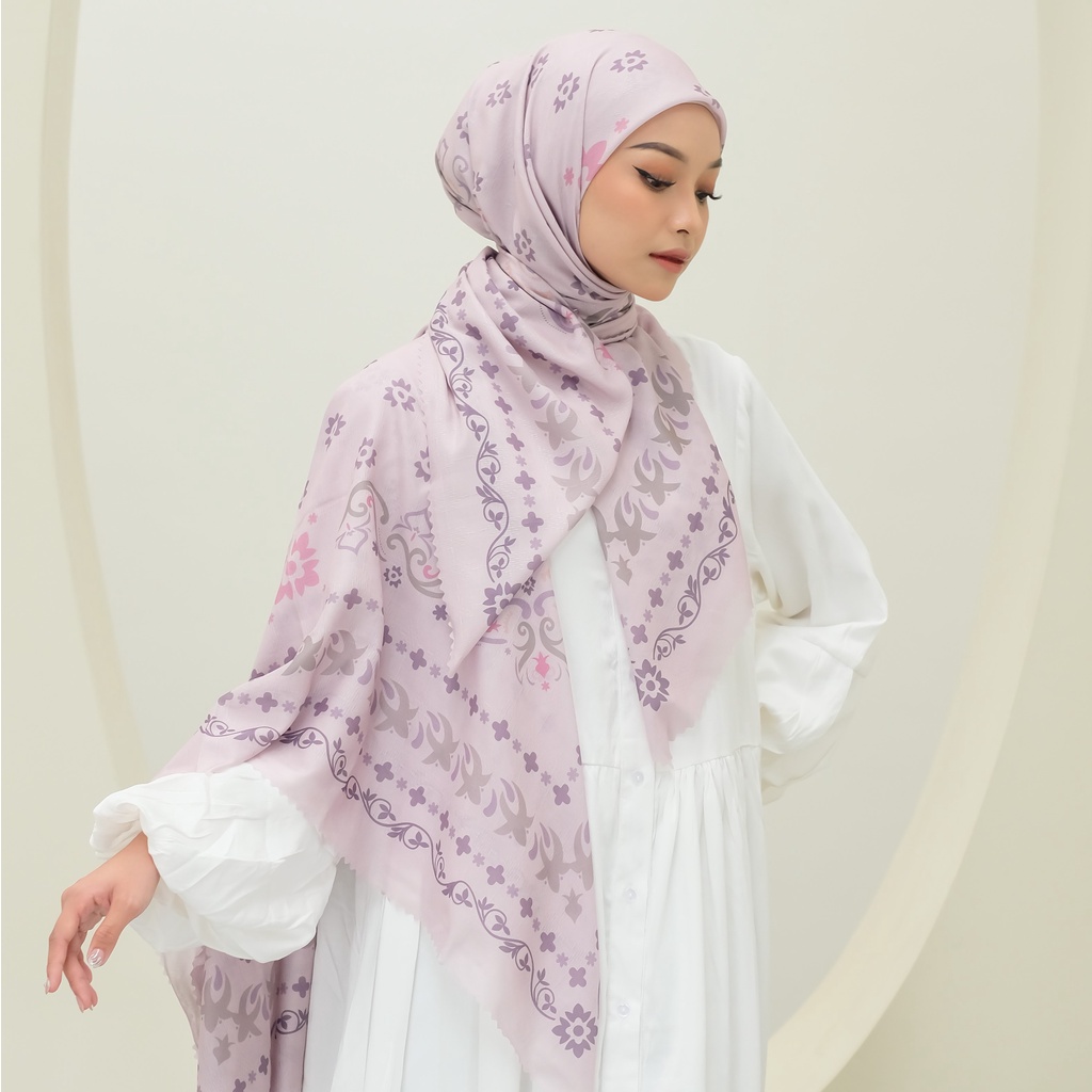 Ladybydiana HAURA SCARFT Voal Premium Syari Bahan Arabian Dobby