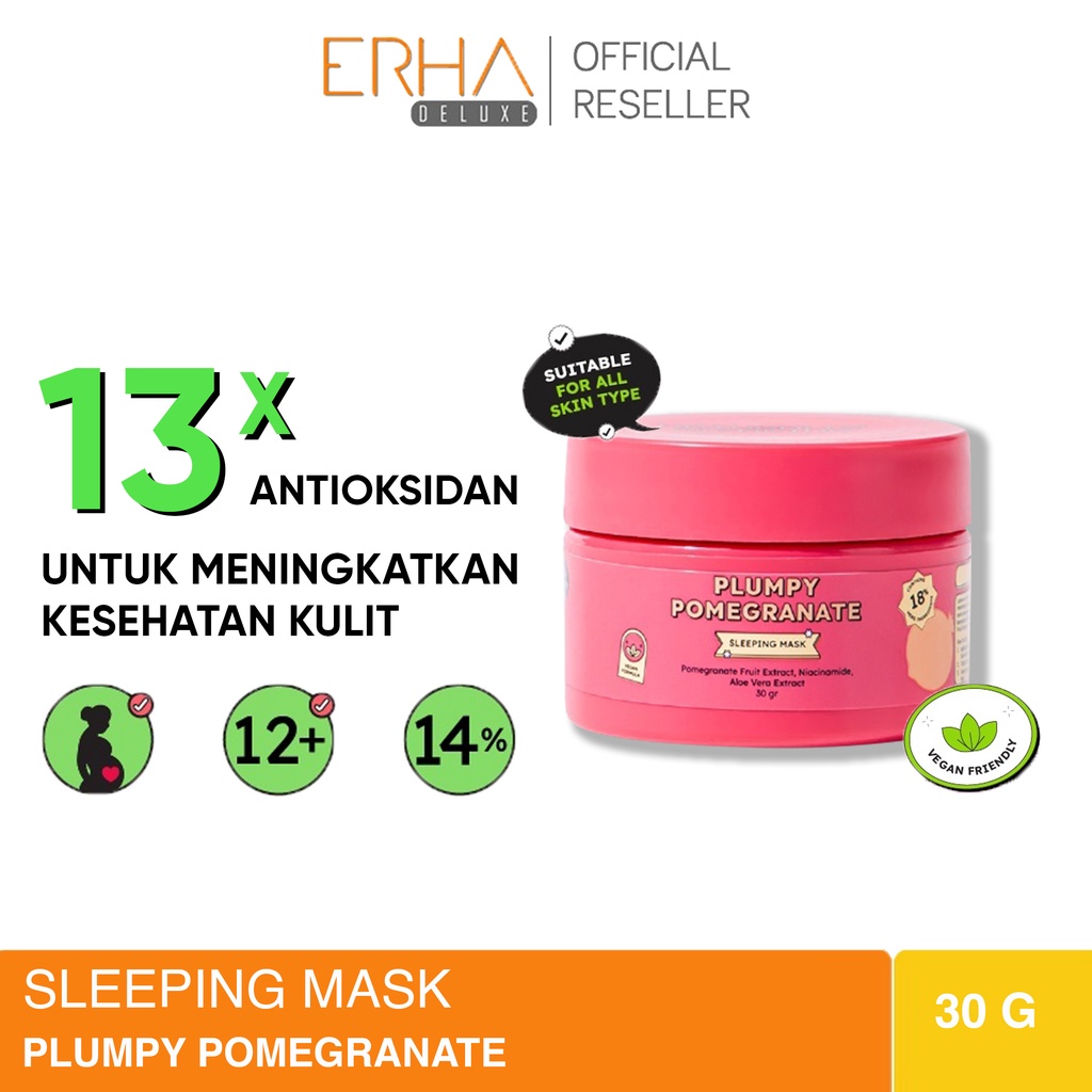 Naturally Speaking Plumpy Pomegranate Sleeping Mask - Masker Wajah