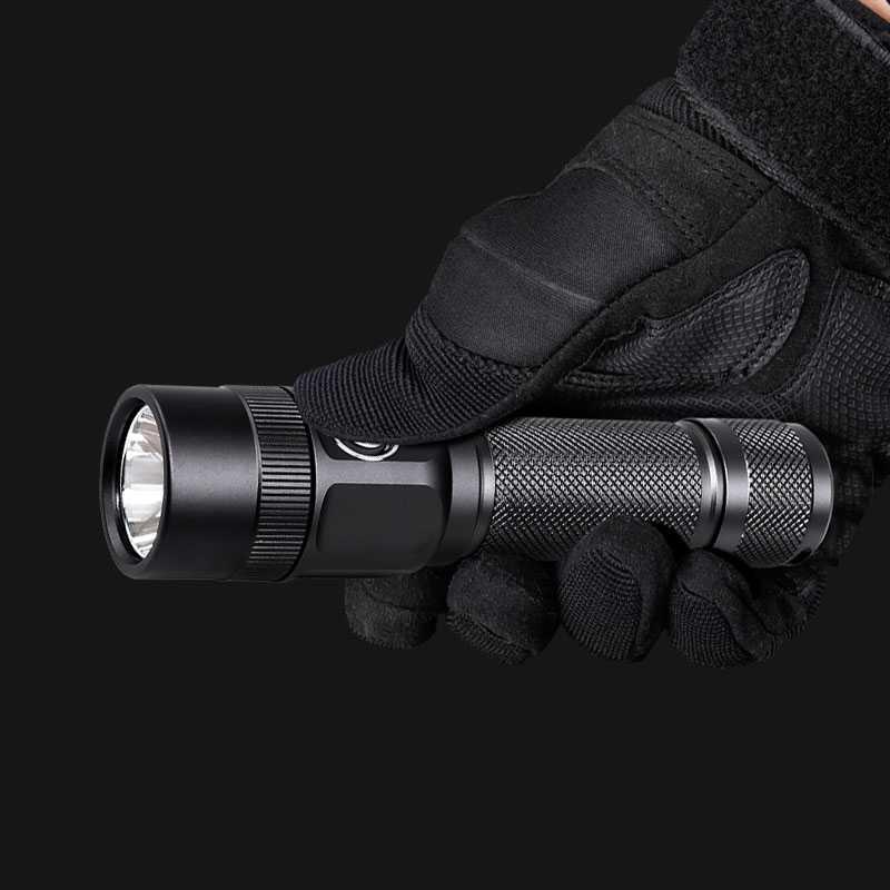 JETBeam Senter LED EDC Flashlight Luminus SST-70 2400 Lumens - KO-03 - Black