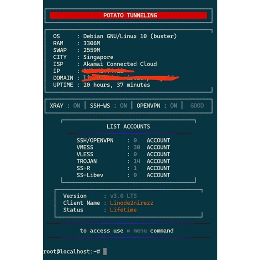 Script Auto Installer SSH VMESS AIO 443 &amp; 80 VPS