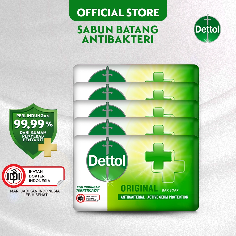 Jual Dettol Sabun Batang Anti Bakteri Original Gr Pcs Paket Hemat Shopee Indonesia