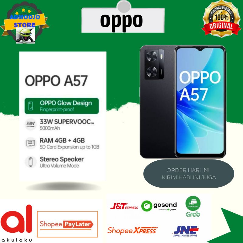 oppo a57 ram 8 (4+4gb) /128gb segel resmi termurah