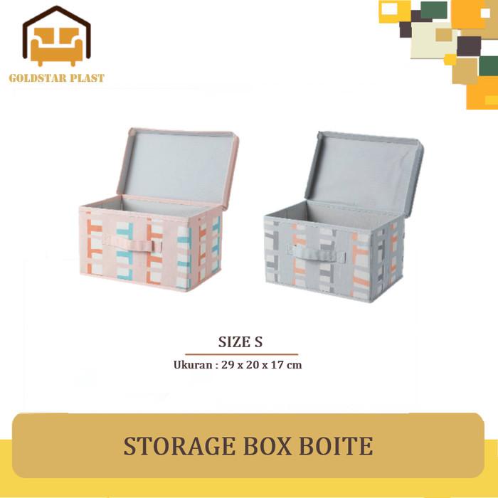 MINISO Kotak Penyimpanan Storage Box Kain Fabric Serbaguna  Best Seller