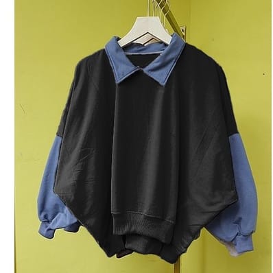 Collar XXXL batwing Bigsize Oversize | Sweater Kerah Collar Jumbo Oversize | Sweater Polos Wanita Korean Style