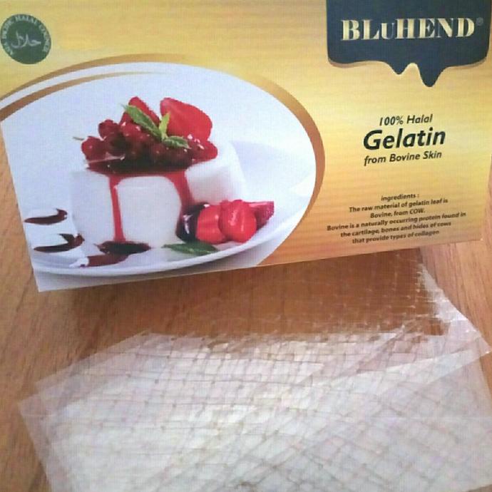 

gelatine sheet / gelatin sheet halal 1 kg