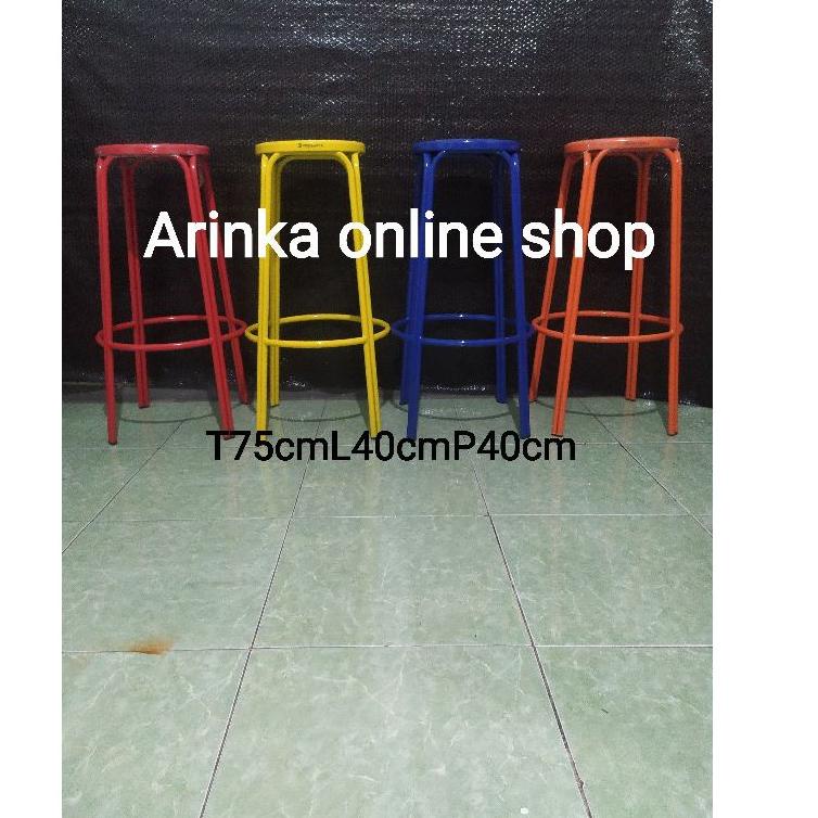 ▲ Kursi Tinggi 75cm kursi bar kursi Conter kursi bakso 75cm ☚