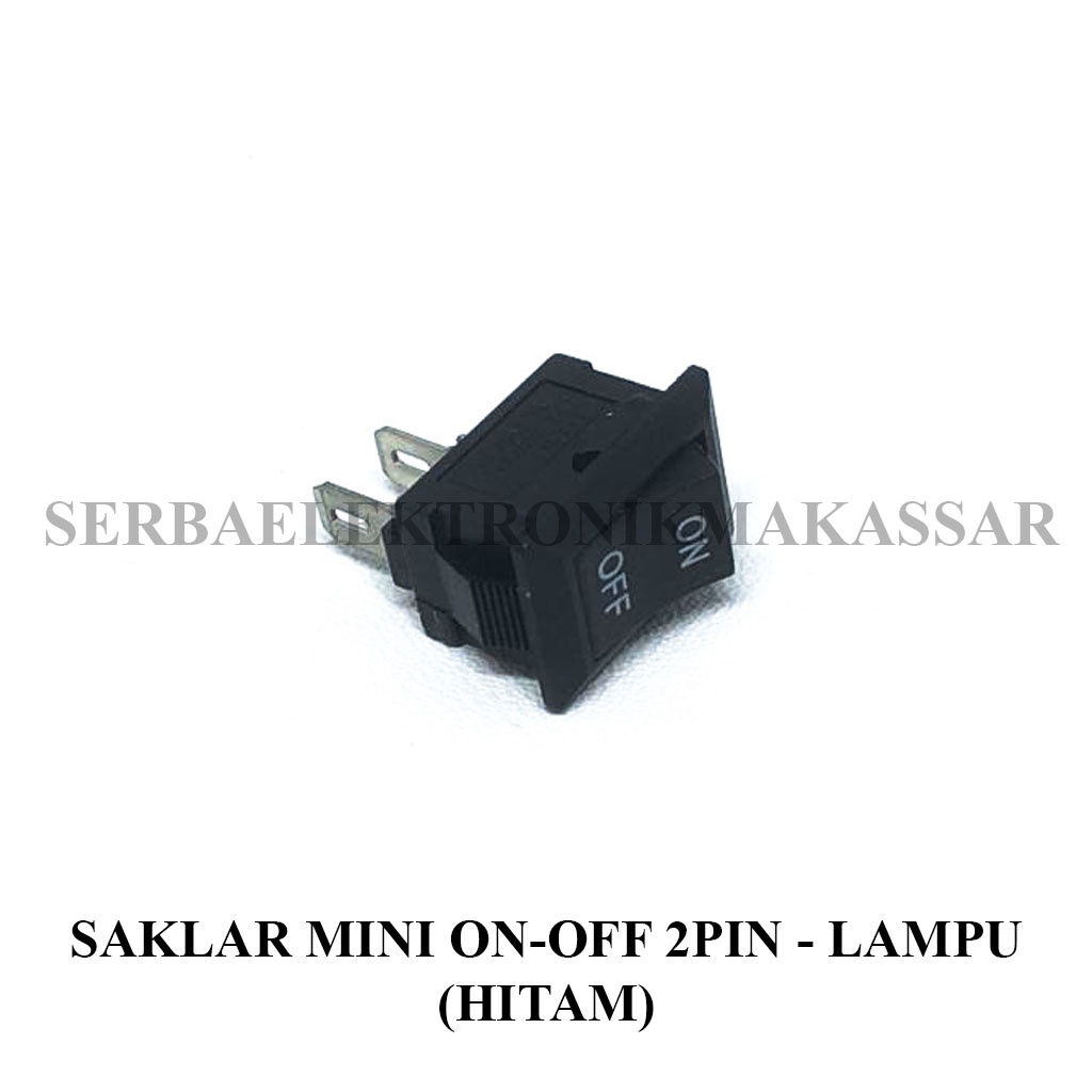 Saklar On Off 2pin Mini Switch Tanpa Lampu 2 Kaki Segi Mini