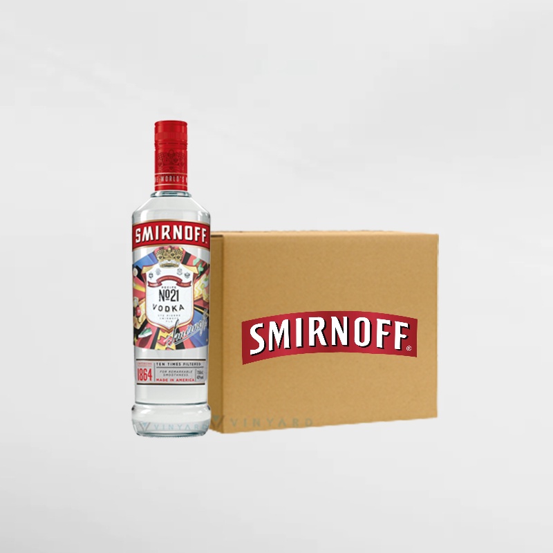 Smirnoff Vodka 700 ml 1 Karton ( 12 Botol )