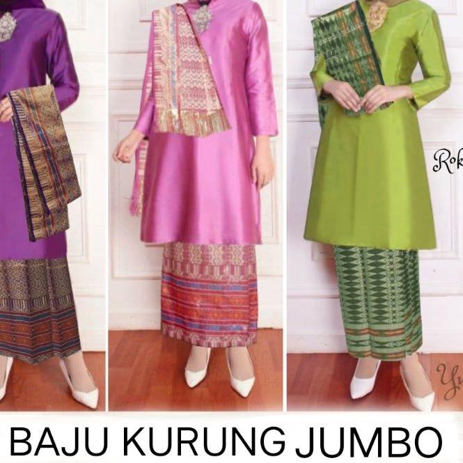 ✩ (JUMBO)SETELAN BAJU KURUNG MELAYU//BAJU KURUNG MALAYSIA//SETELAN TUNIK PADANG//KEBAYA KURUNG SITI 