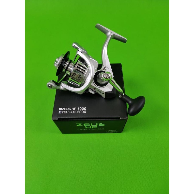 reel lizard zeus HP 1000-2000 power handle spinning gulungan pancing