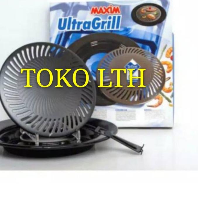 ◘ MAXIM ULTRA GRILL / PANGGANGAN TEFLON BULAT MASPION BARBEQUE ☻